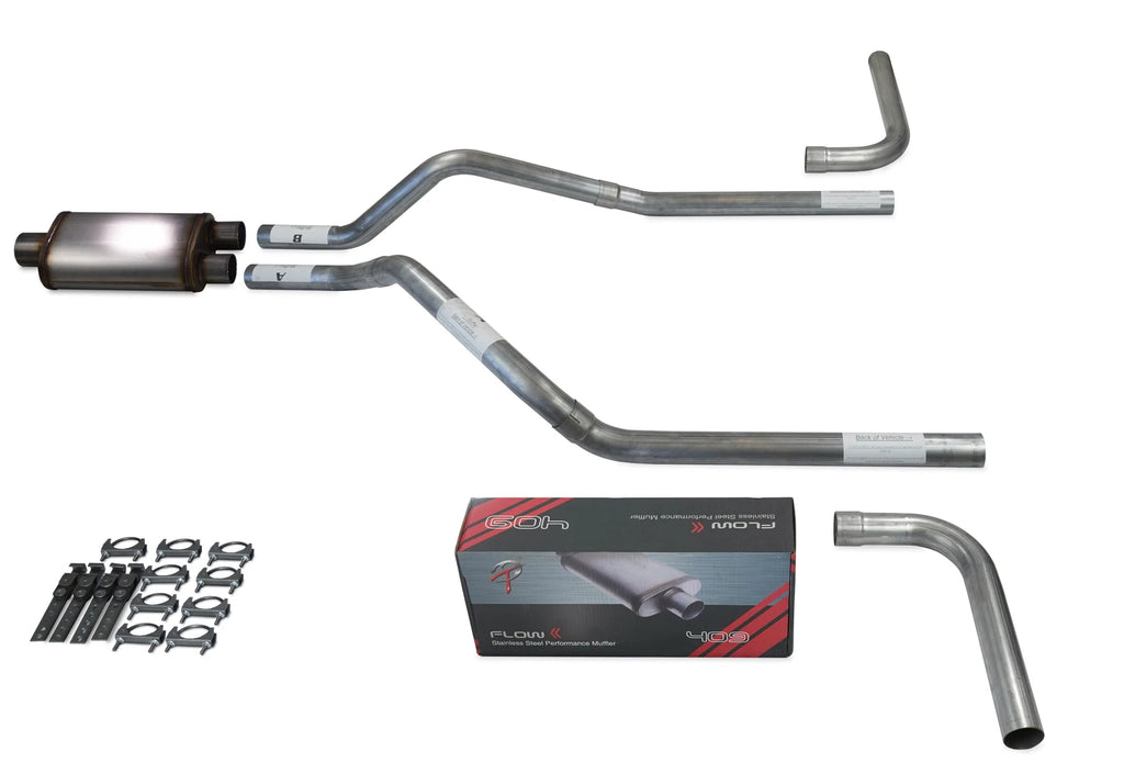 Dual Exhaust Kit for Chevy Blazer (2000–2004) - 2.5" Stainless Side Exit