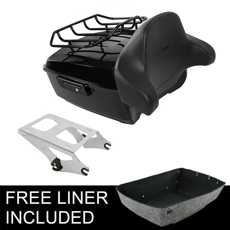 Trunk Pad Top Rail Mount for Harley Touring Street Glide (2014–2026)