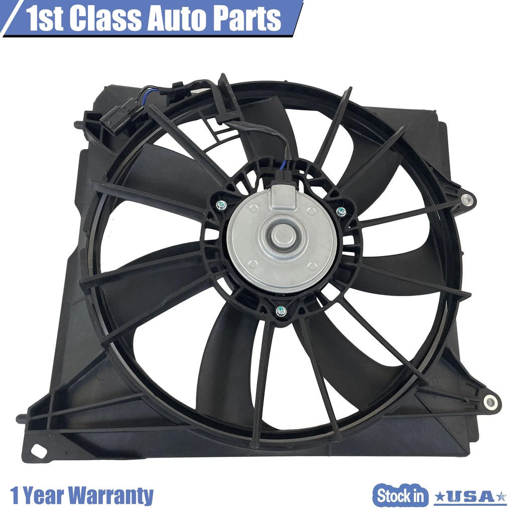 Left Auxiliary Radiator Cooling Fan Assembly for Acura TLX (2015–2020)