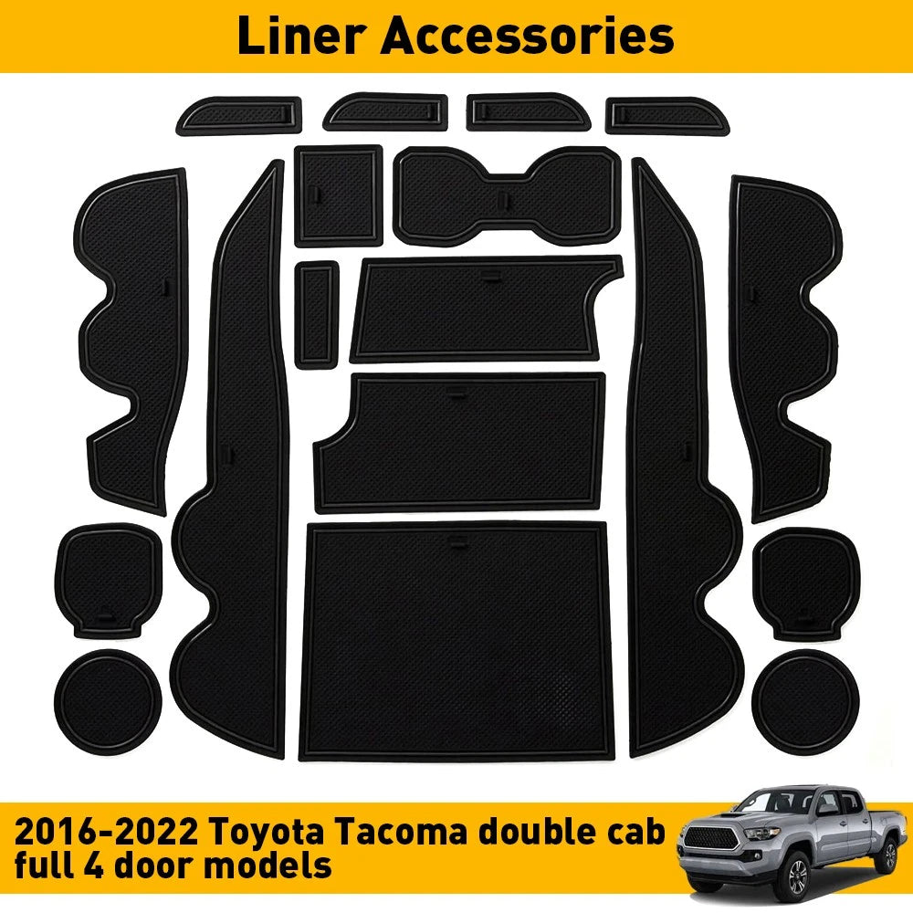Cup Holder Insert for Toyota Tacoma (2016–2021) Black Trim