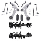 12pc Front Struts w/Spring Lower Control Arms Tierod for Nissan Altima (2007–2013)