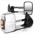 Power Heated Chrome Towing Mirror for Silverado/Sierra (2014–2020) w/Smoked LED Lamp