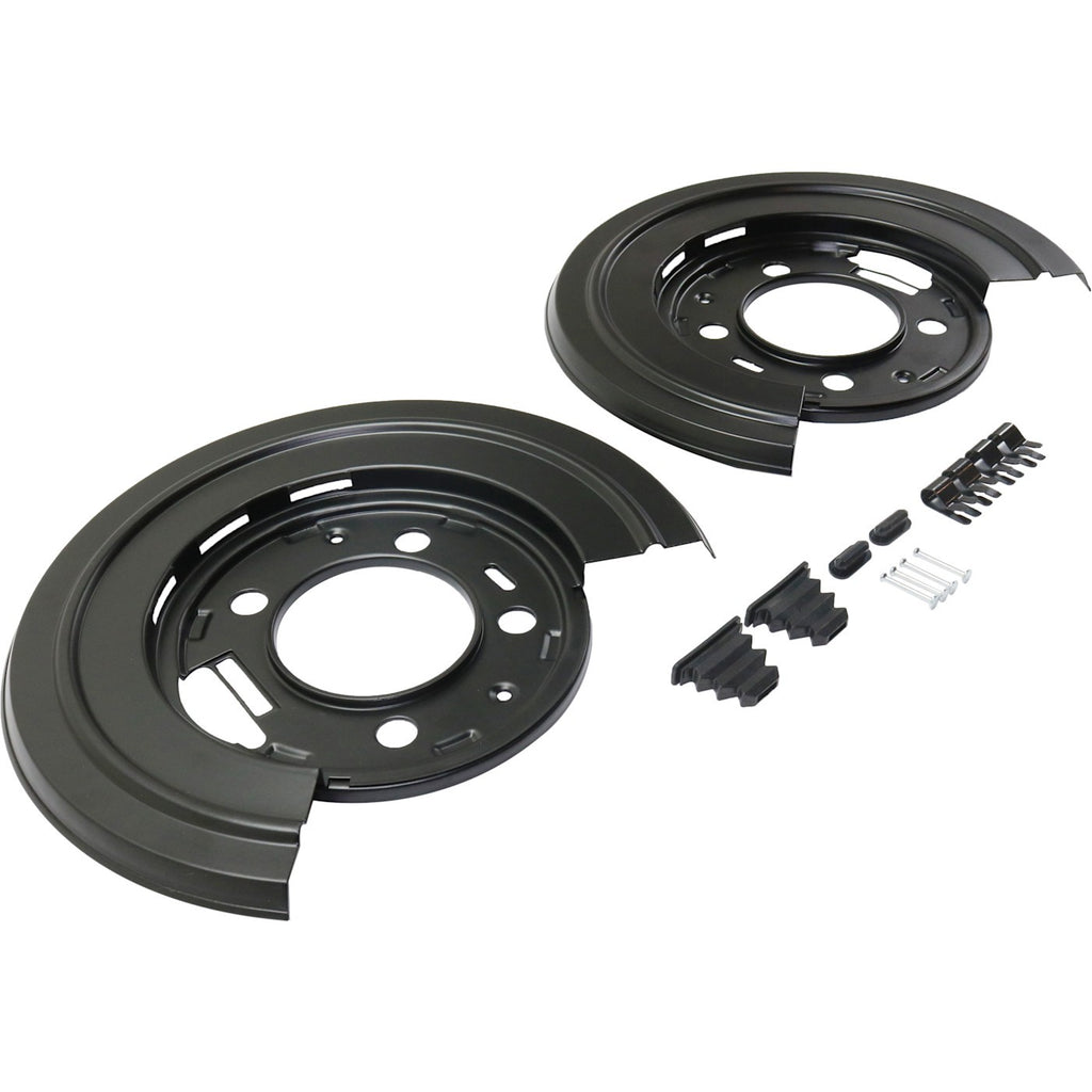 Set of 2 Rear Brake Dust Shields for F250 F350 F450 Super Duty