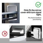 Pair Chrome Tow Mirror Cap Covers for Chevy Silverado GMC Sierra (2014–2019)