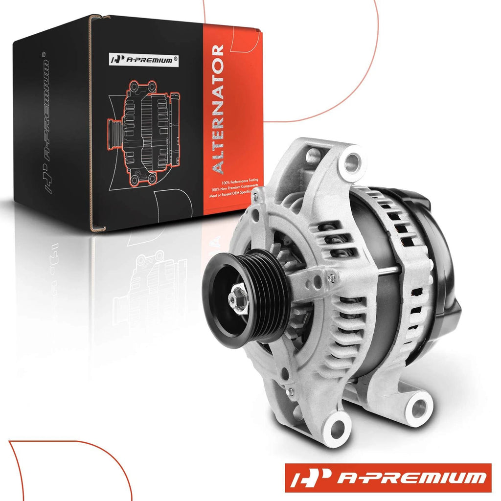 Alternator for Ford E-350 F-250 F-350 Mustang (1999–2023) 150A 12V CW 6-Groove