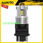 Set of 2 AUXITO LED Daytime Running Bulbs for Make Model