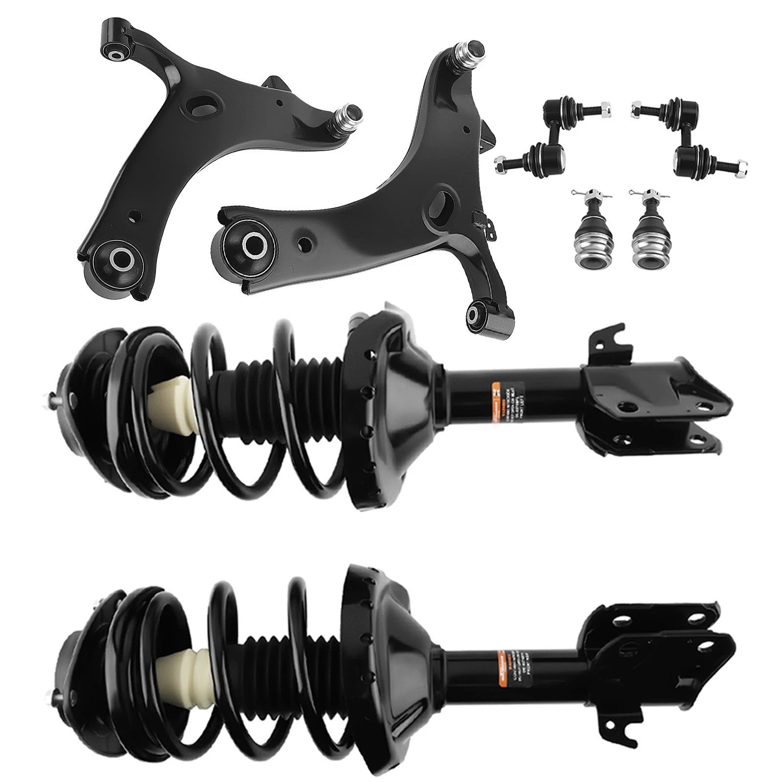 Front Struts + Control Arms for Subaru Forester (2009–2013) 2.5L