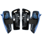 Hard Saddlebags Speaker Lids for Harley Touring (2014–Present) Electric Blue