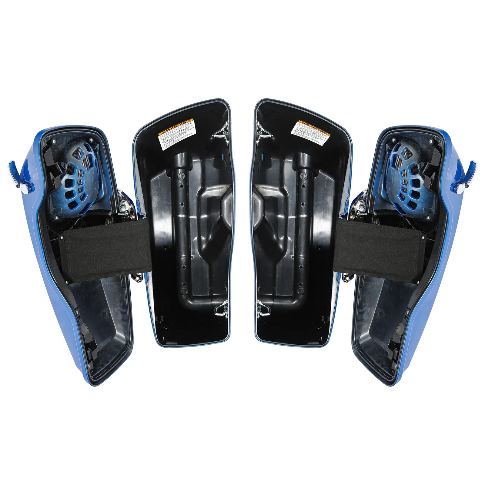 Hard Saddlebags Speaker Lids for Harley Touring (2014–Present) Electric Blue