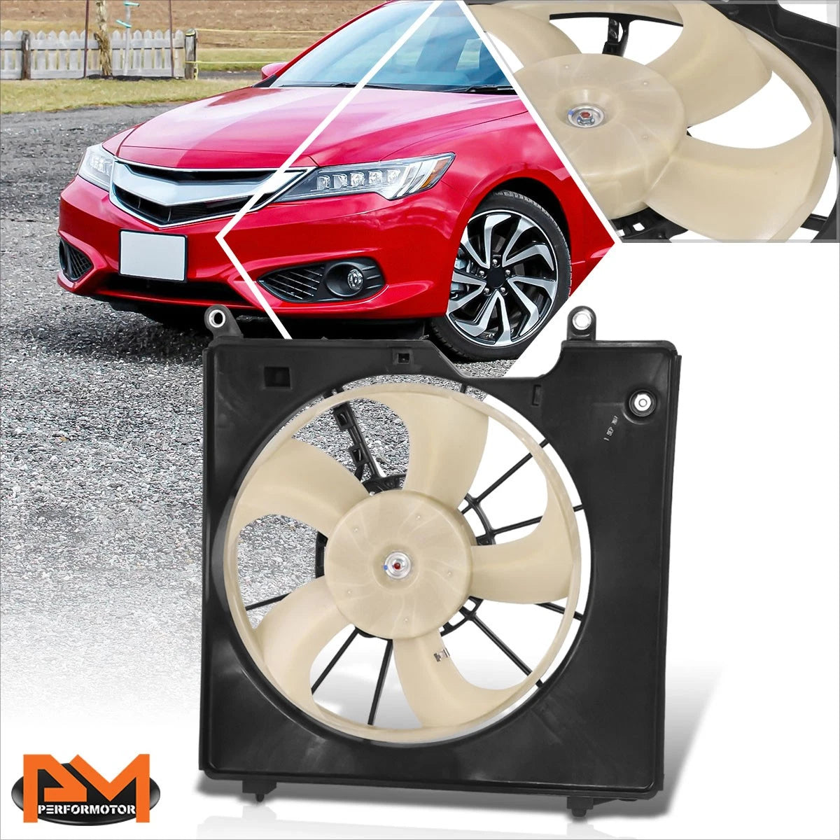 Radiator Cooling Fan Assembly for Acura ILX (2016–2021)