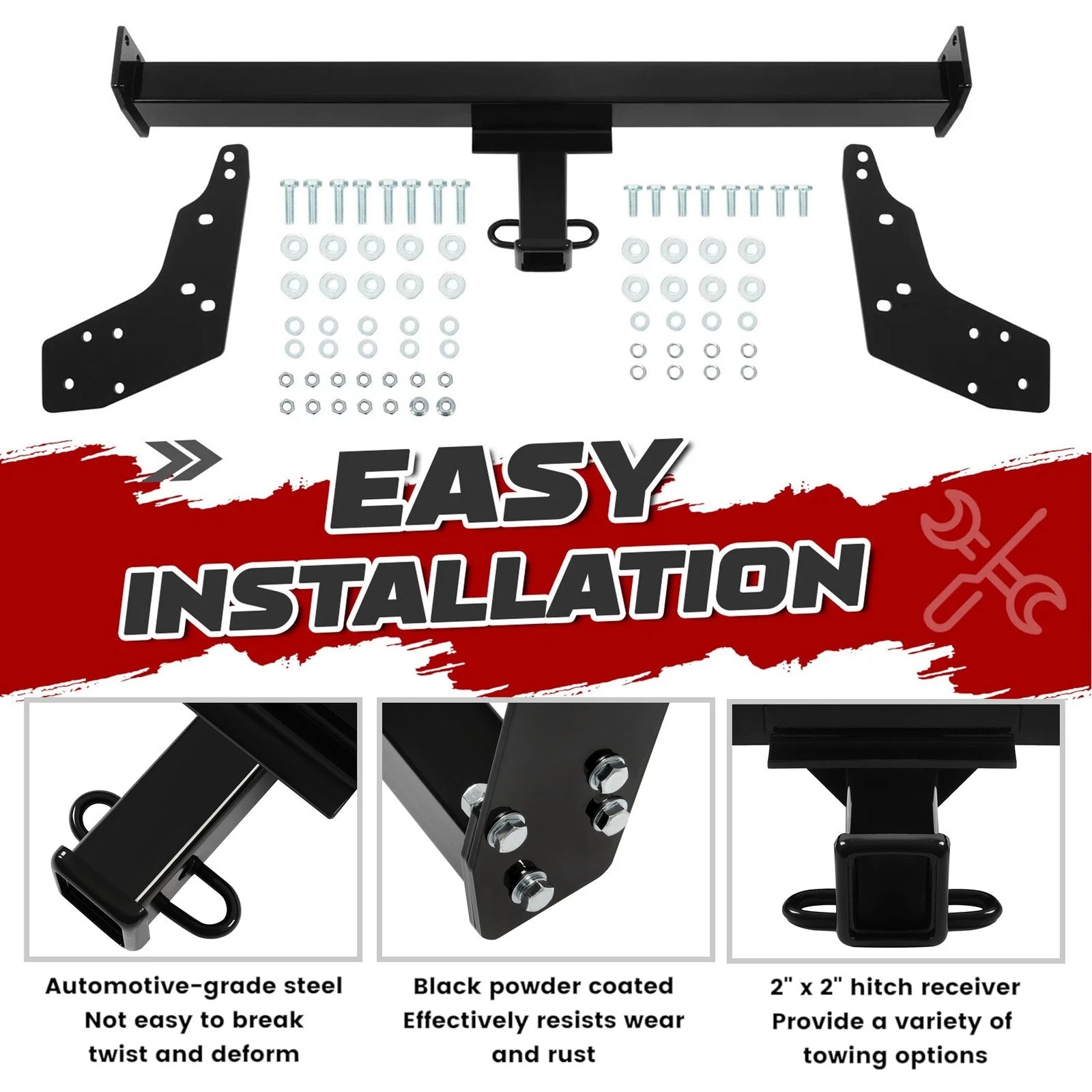 Class 3 Trailer Hitch for Chevrolet S10/GMC Sonoma/Isuzu Hombre (1983–2004)