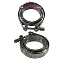 2X V-Band Flange & Clamp Kit for Turbo Exhaust Downpipes (Fits Various Models)