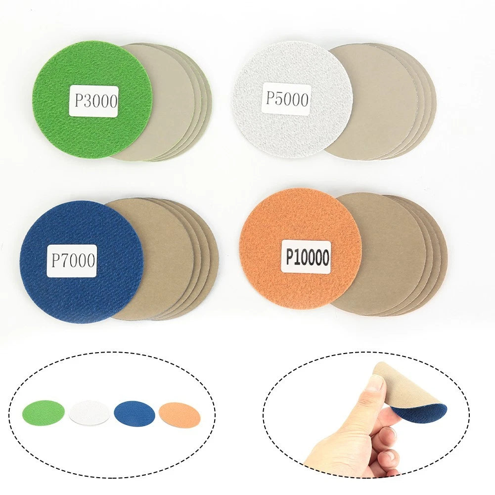 Set of 20 Wet/Dry Sanding Discs 3000-10000 Grit for Sander Pad Tool