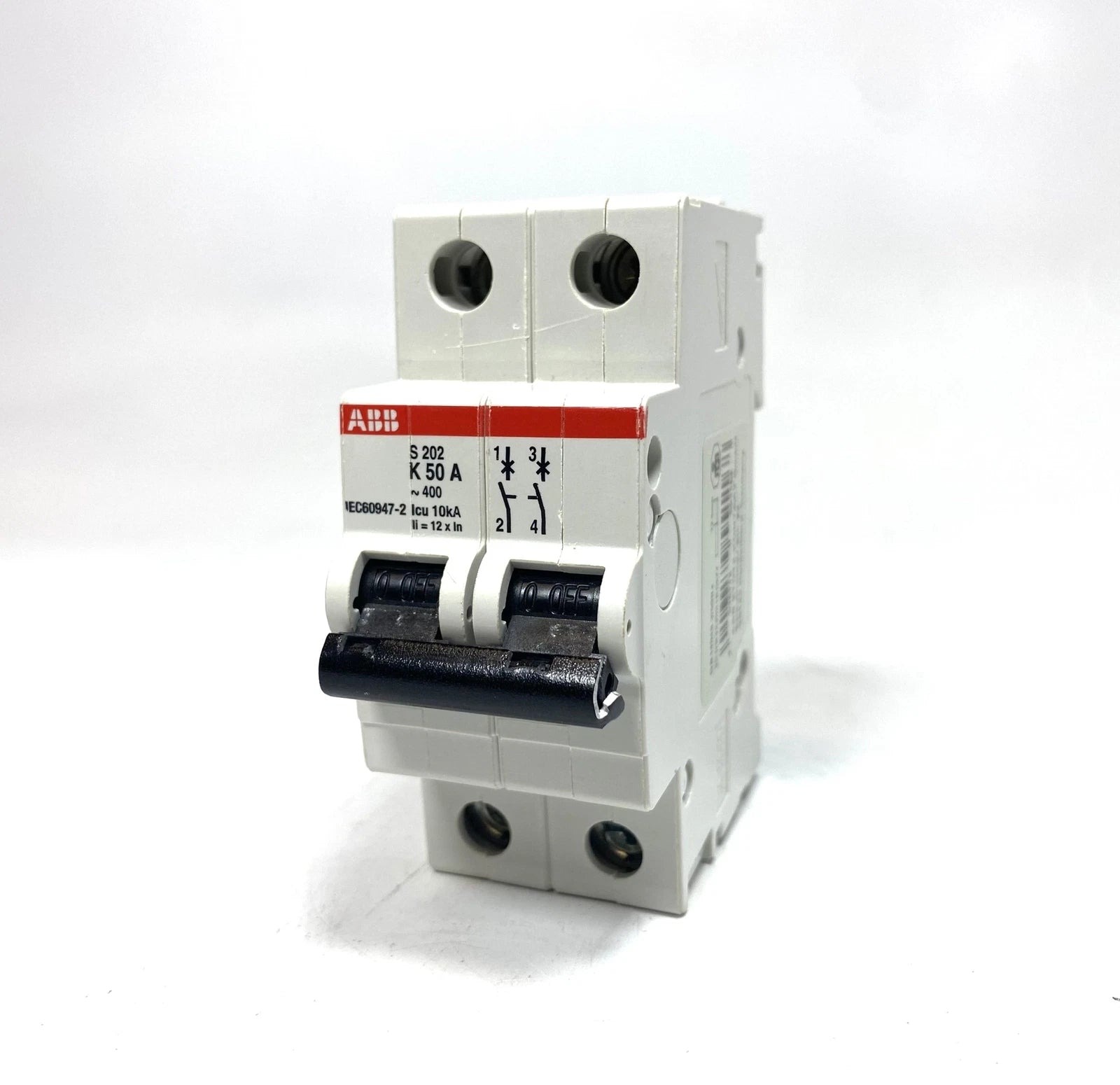 2X Circuit Breaker Switch ABB NEC 60947-2 K 50A 2 Pole