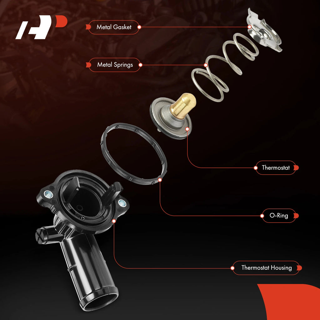Thermostat Housing Assembly for Jeep Grand Cherokee Wrangler (2007–2018)