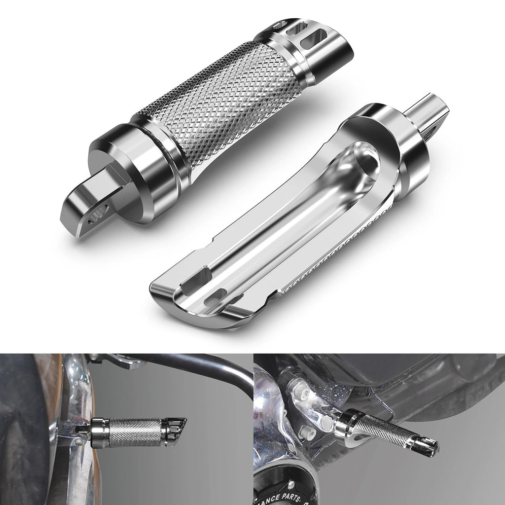 Rear Passenger Footpegs Footrest for Harley Street Glide FLHX FLHXS (2017–2023)
