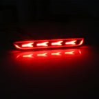 2pc Smoked Lens Red LED Rear Side Marker Lights for Ford Mustang (2010–2014)