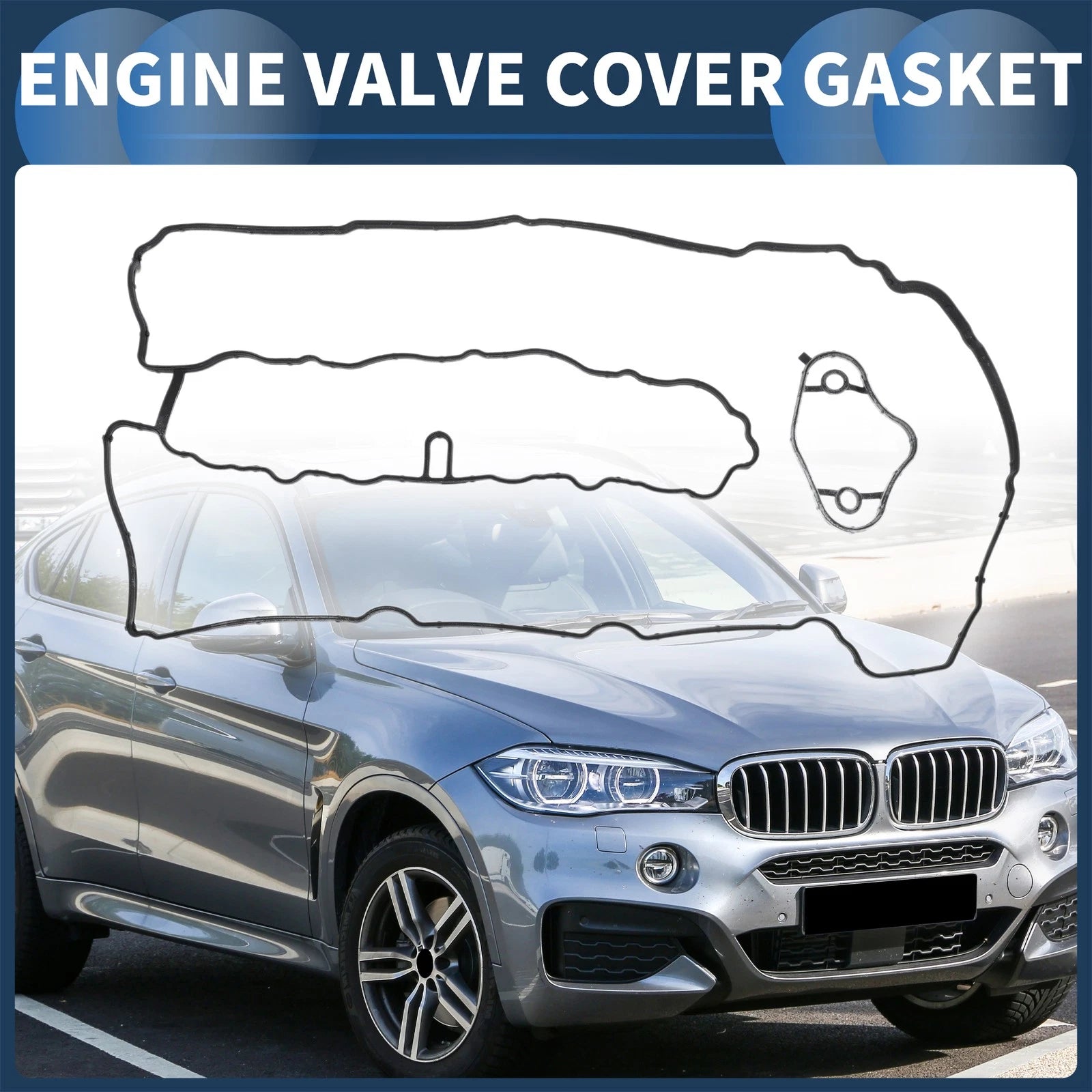 Valve Cover Gasket No. 11127555739 for BMW 5 Series (E60) 520i (2006–2009)