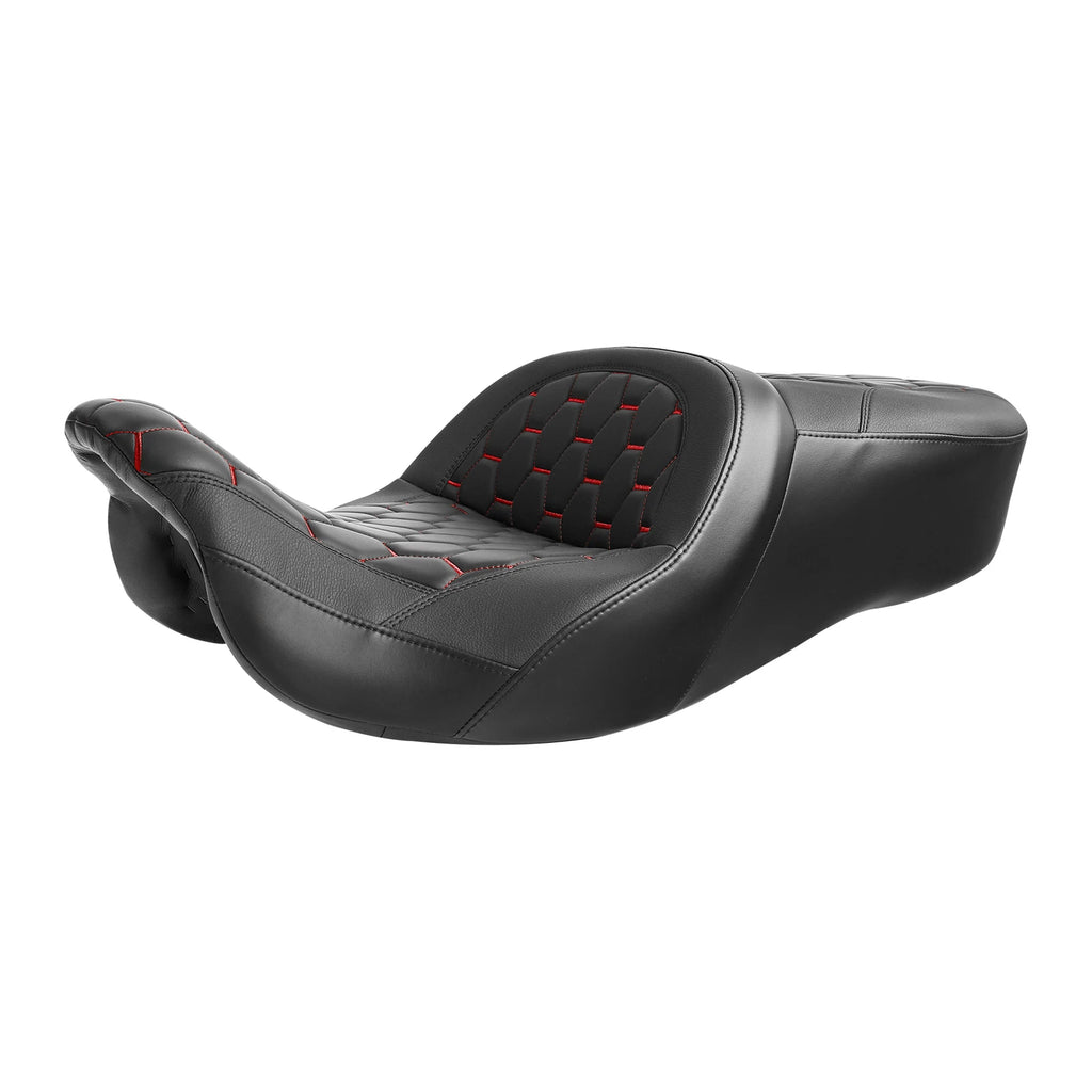 Black Driver Passenger Seat for Harley Touring Electra Road Glide (2009–2023)