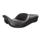 Black Driver Passenger Seat for Harley Touring Electra Road Glide (2009–2023)