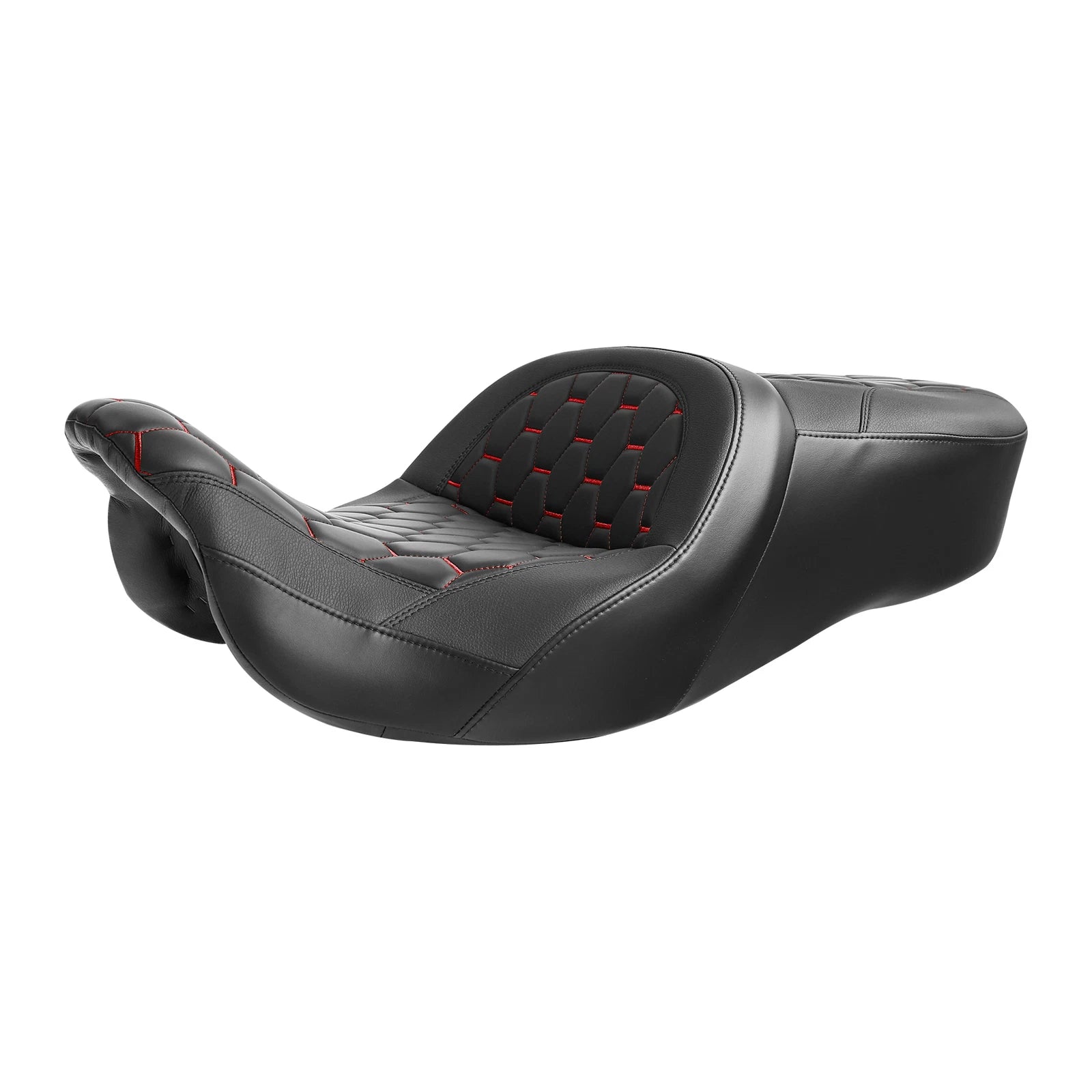 Black Driver Passenger Seat for Harley Touring Electra Road Glide (2009–2023)