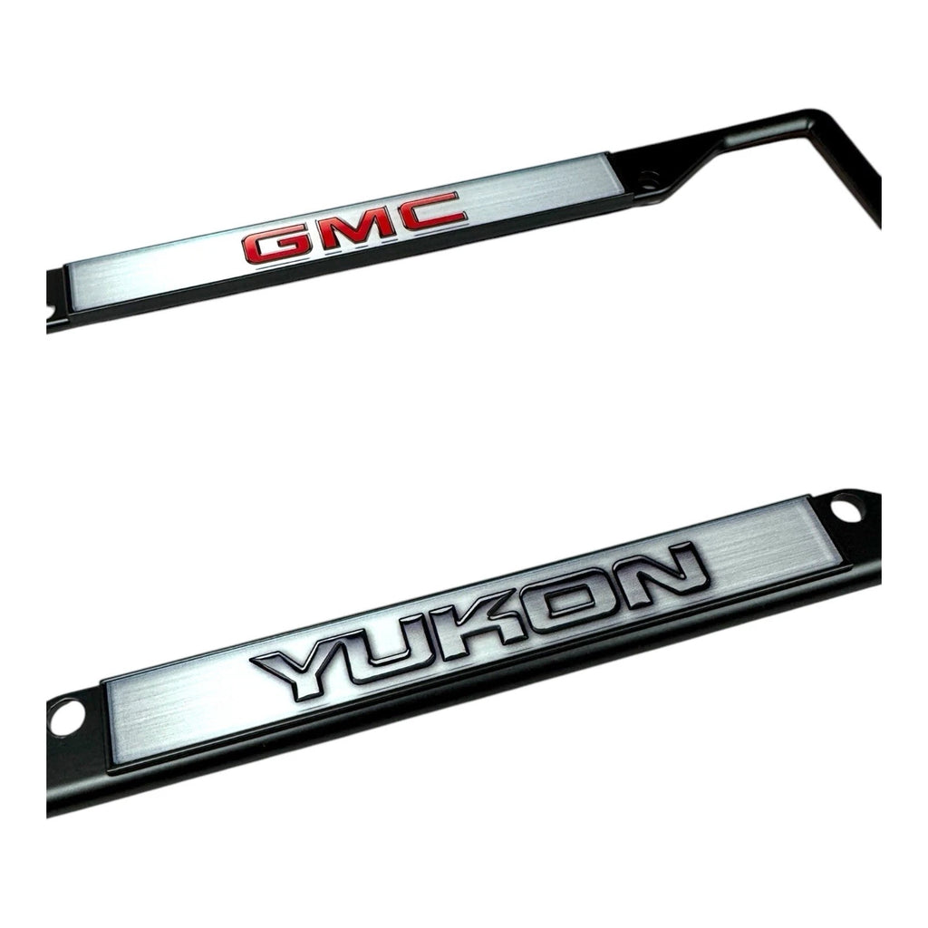 Black License Plate Frame for GMC Yukon (2007–2024)