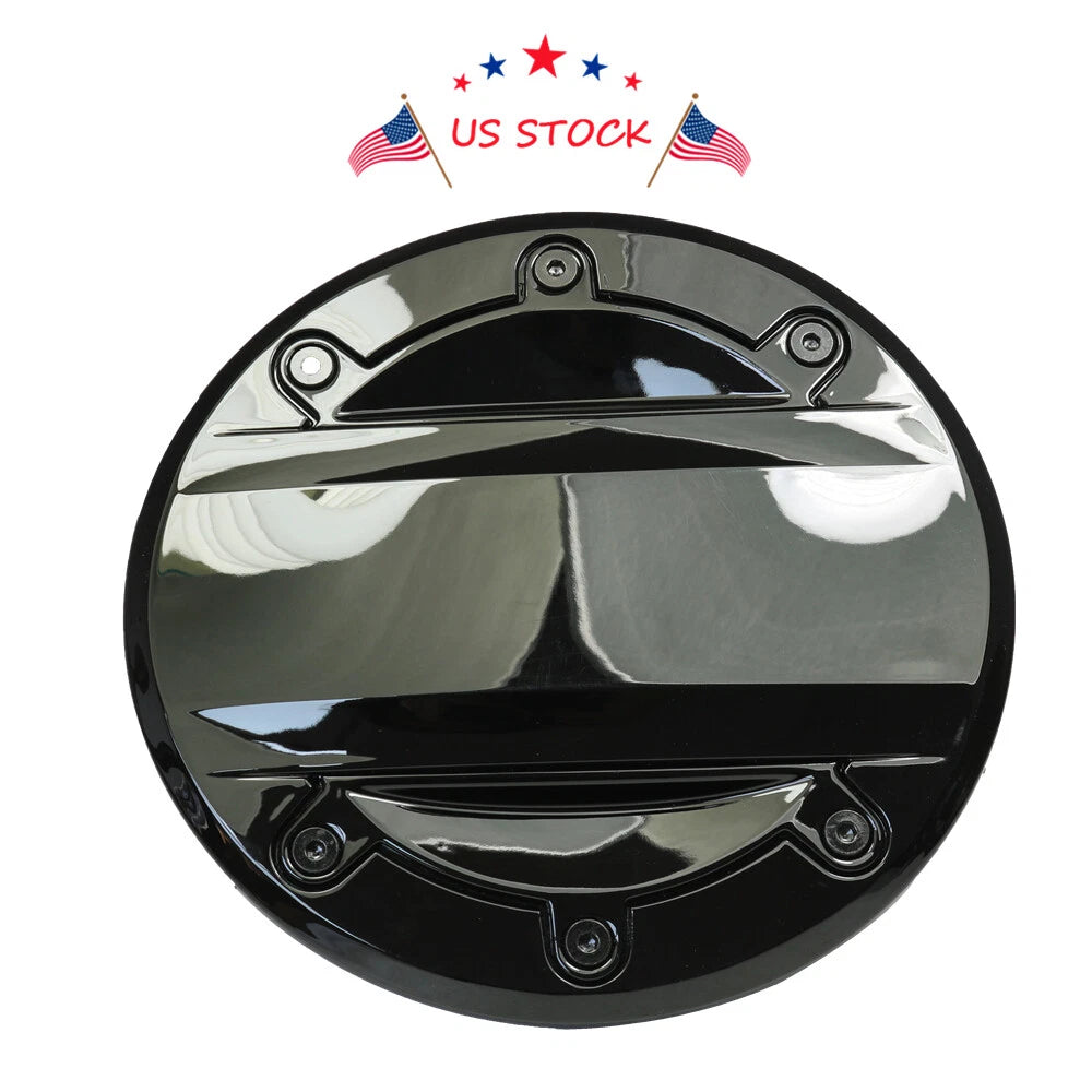 Black Fuel Door with Inserts for Chevrolet Camaro