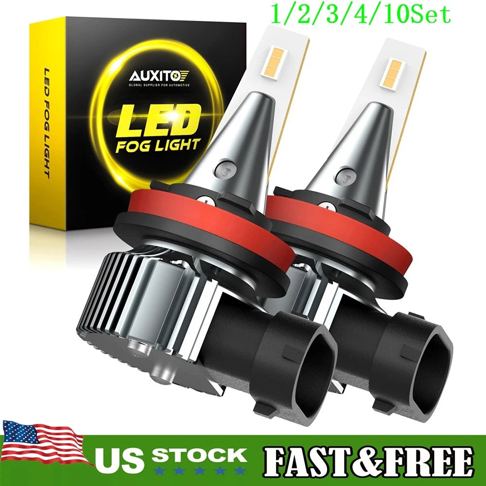 2X Yellow H8 H11 LED Fog Lights for Make Model