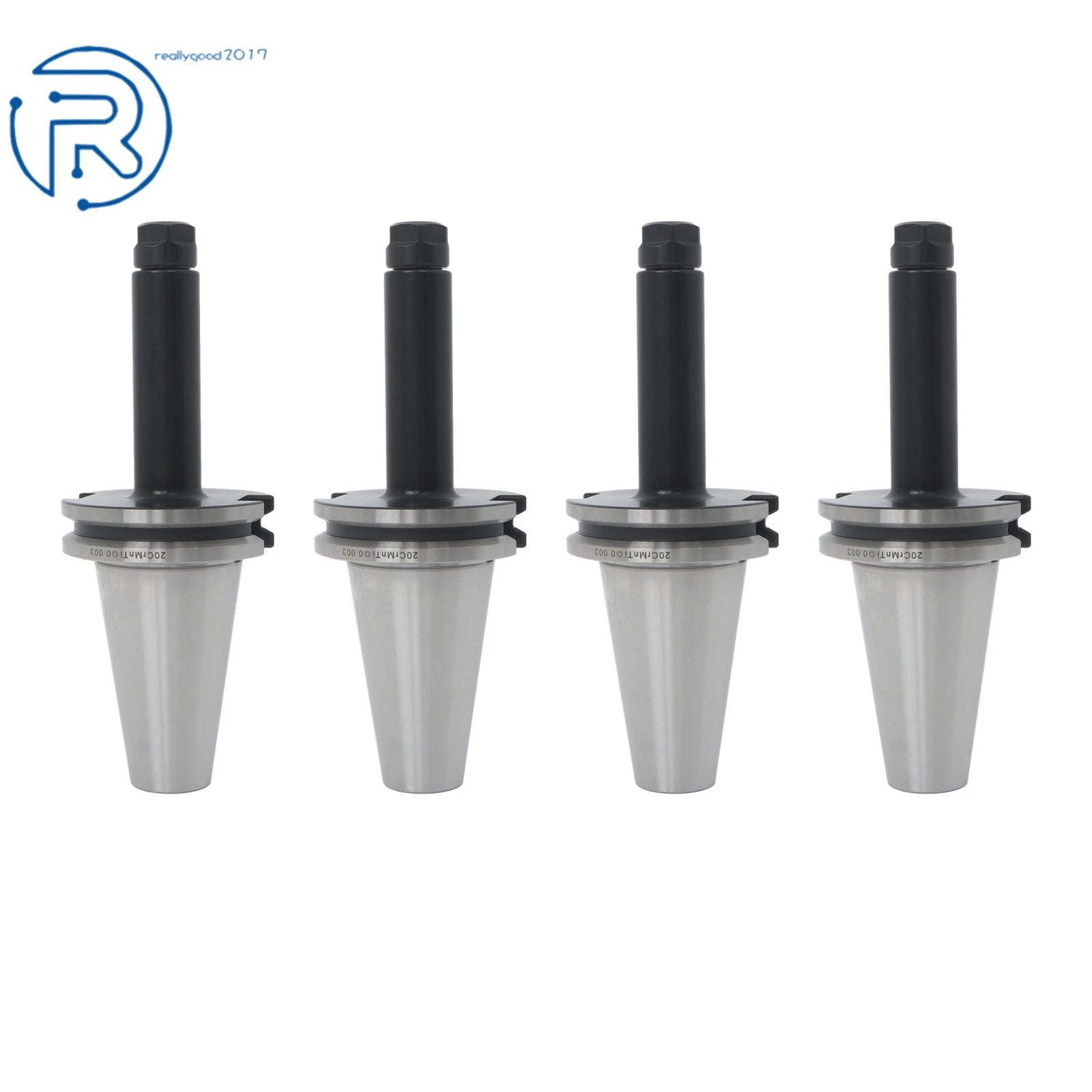 Set of 4 CAT40 ER11 Collet Chucks for CNC Machines (Various Models)