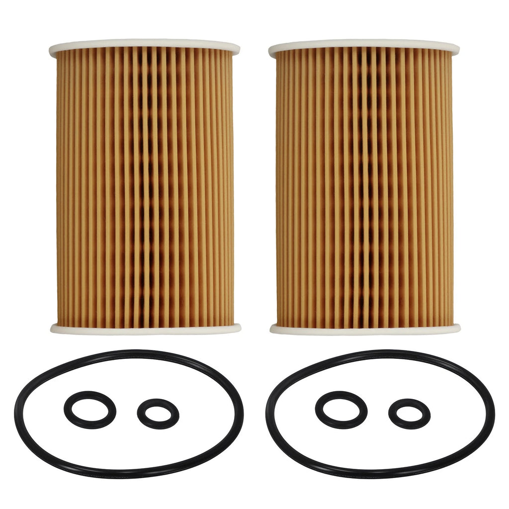 2 Pack Engine Filter for Volkswagen Passat 2.0L Diesel (2012–2014) HU7008z