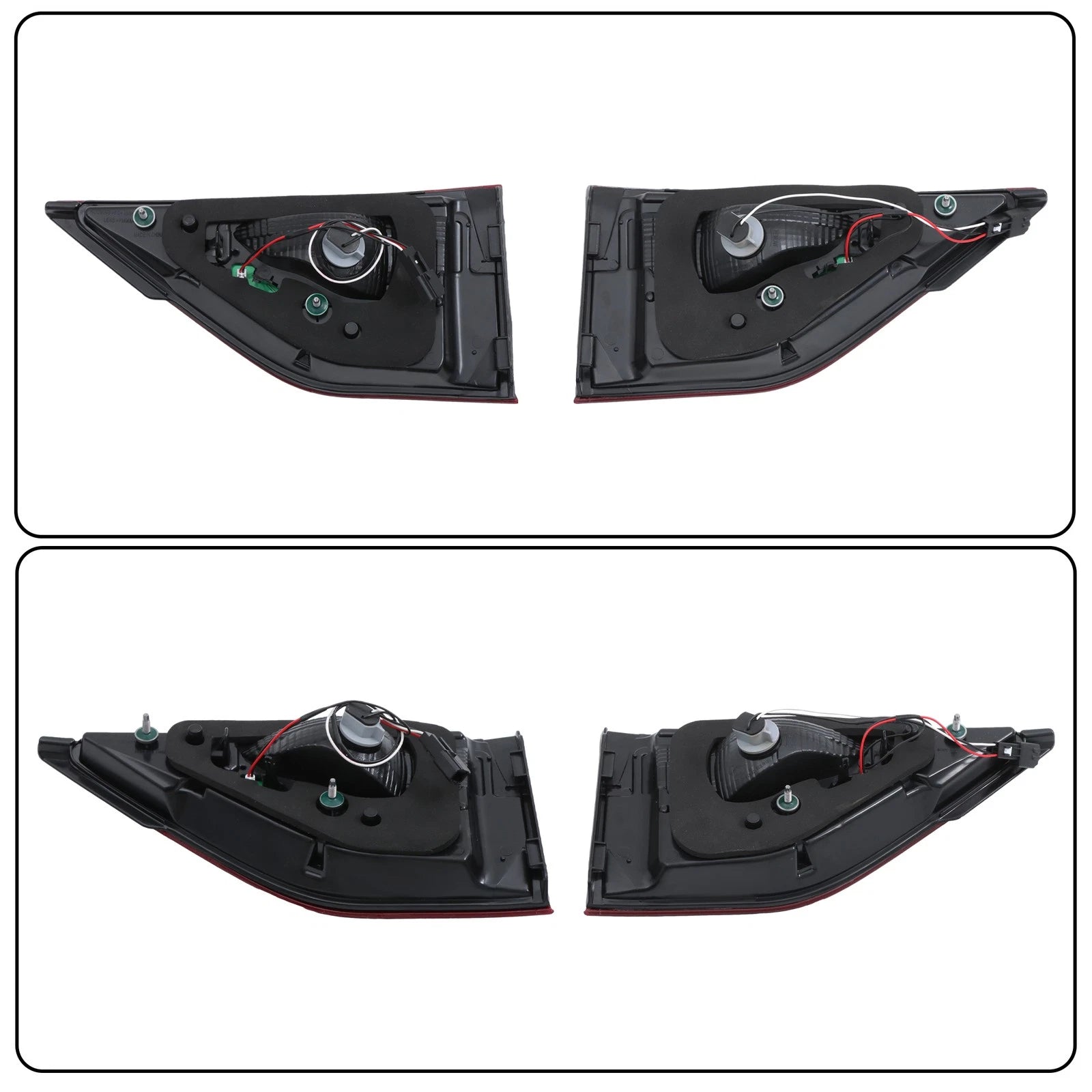 Red LED Tail Lights for Chevy Traverse (2018–2021) Inner Rear Pair