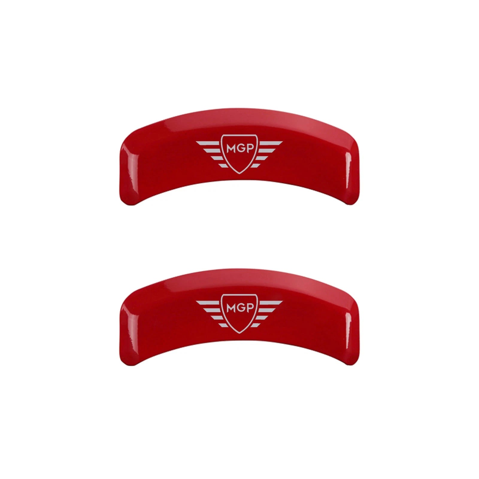Red Caliper Covers Set of 4 with Silver MGP Logo for 1997 Mazda Miata