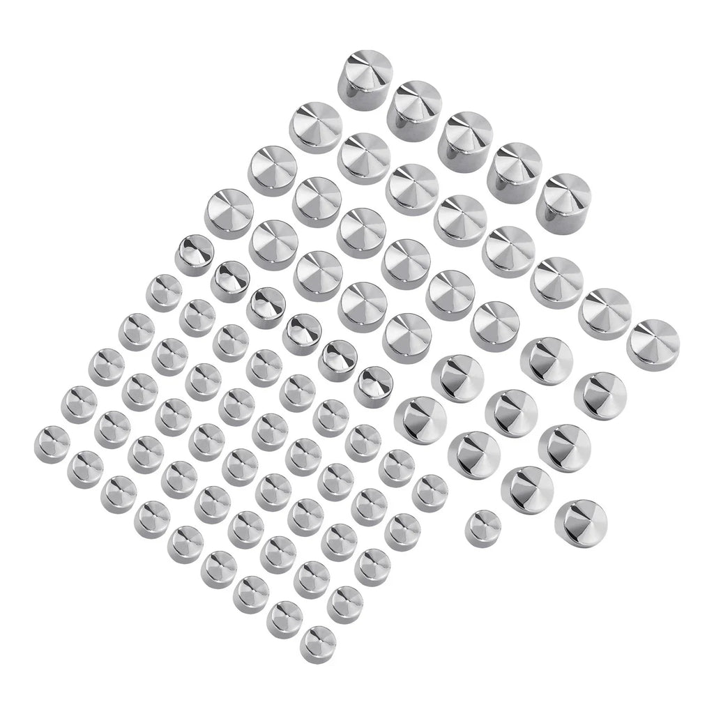 83 Pcs Bolt Topper Cap Covers for Harley Twin Cam Road King (1994-2006)