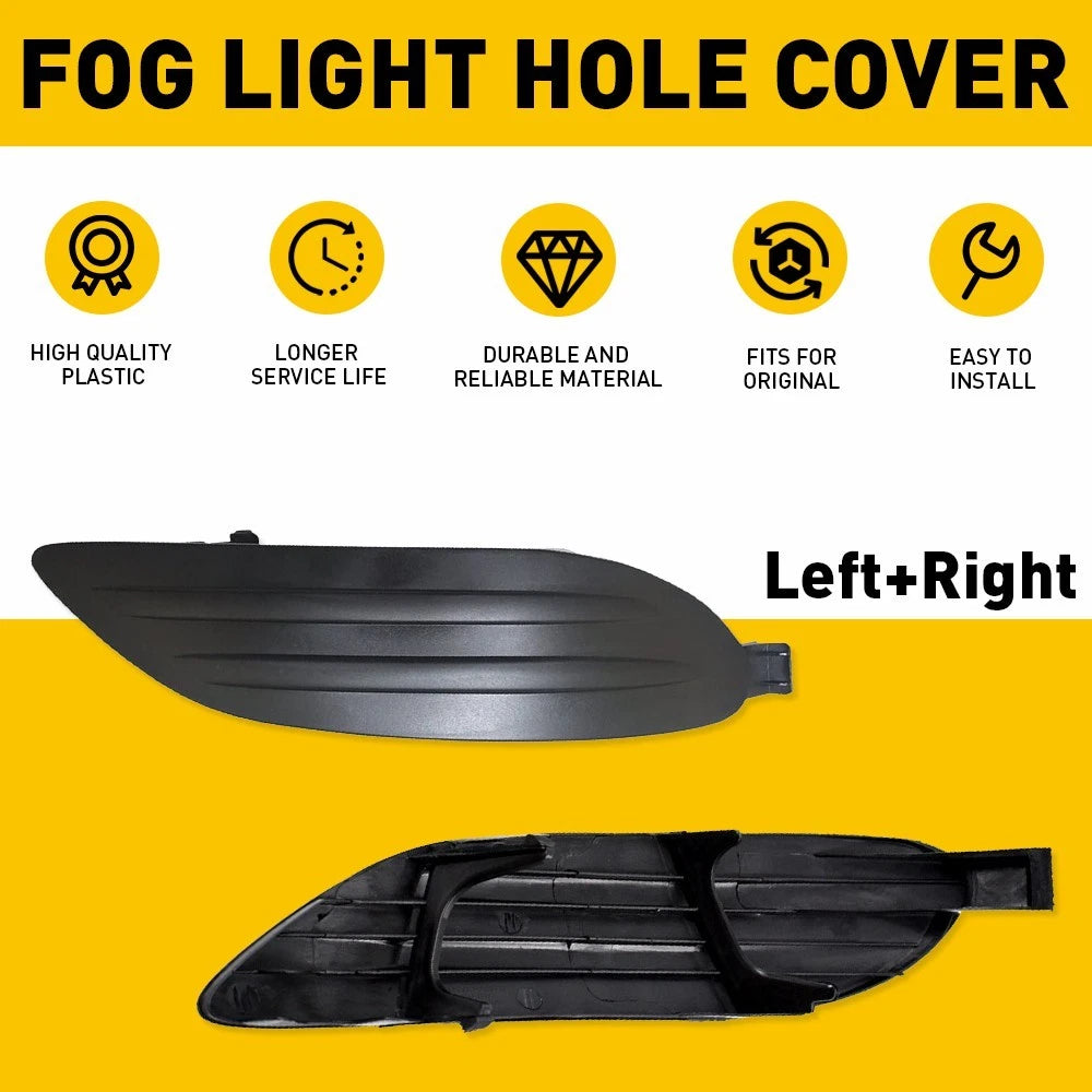 2X Front Fog Light Bumper Bezel Cover for Toyota Corolla (2005–2008)