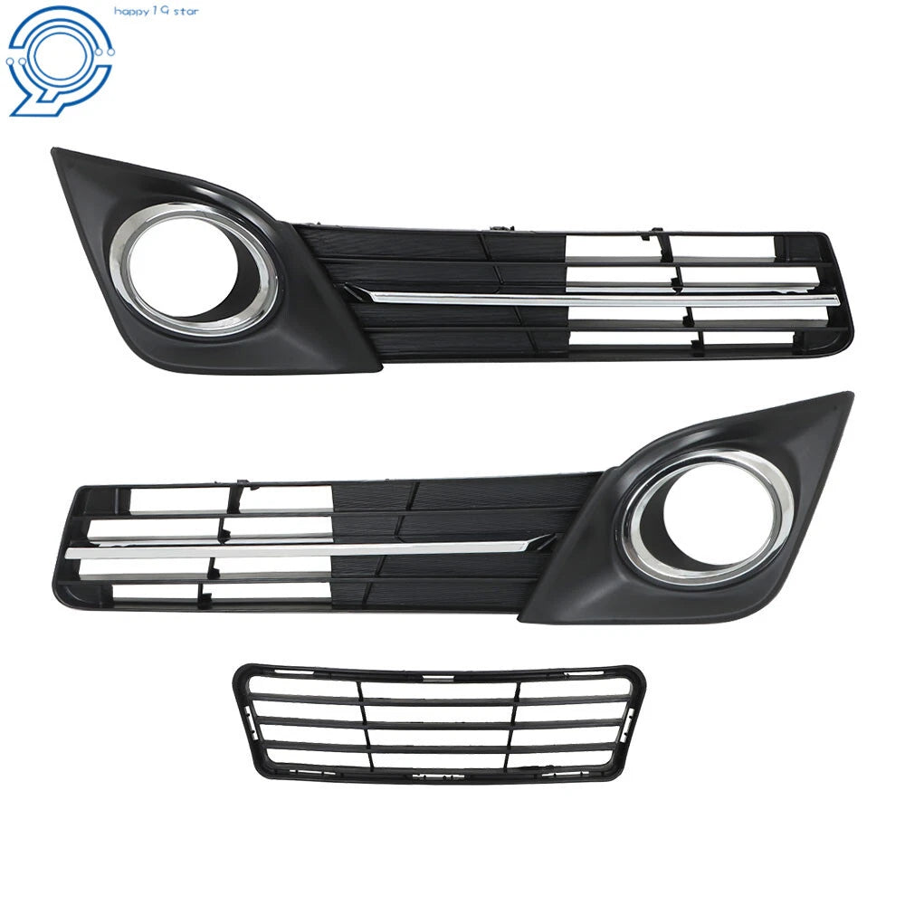 Front Bumper Lower Grille Fog Light Cover for Toyota Camry SE (2012–2014) LH+RH