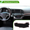 Dashboard Cover for Nissan Micra March K13 (2011–2016) Black Red Anti-Slip