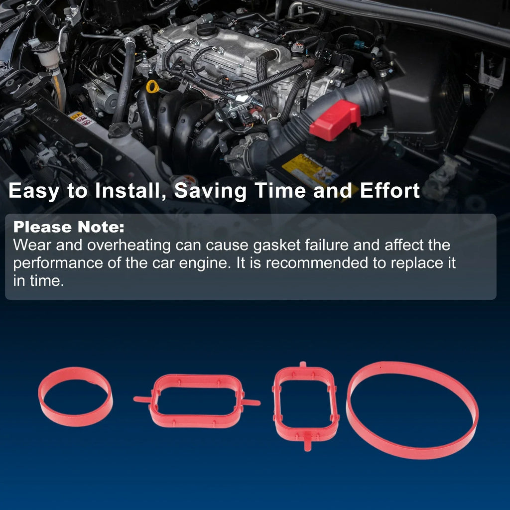 Intake Inlet Manifold 3.0L Gaskets Seals for BMW X5 (2009-2013)