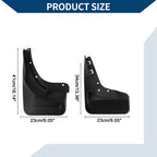 Set of 2 Mud Flaps Splash Guards for Mercedes-Benz ML350 (2012–2015)