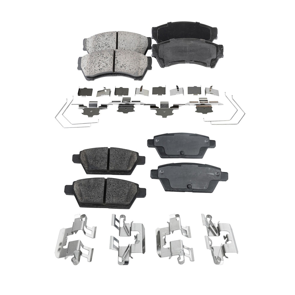 Brake Pad Set for Mazda 6 (2006–2013) Front and Rear 2X FWD