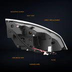 LED Turn Signal Tail Light for Dodge Grand Caravan (2011–2020)