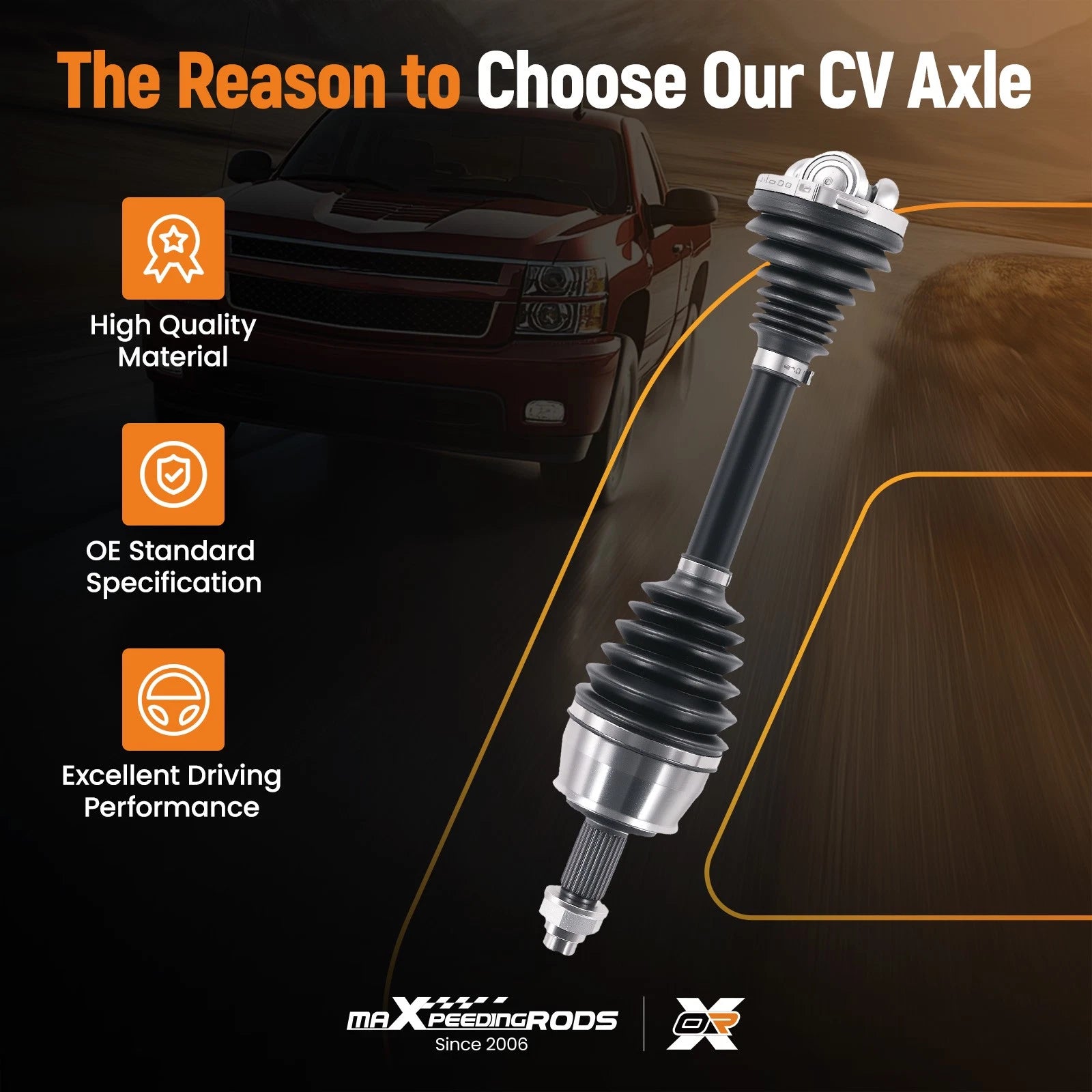 CV Joint Axle for Ram ProMaster City (2015–2022)