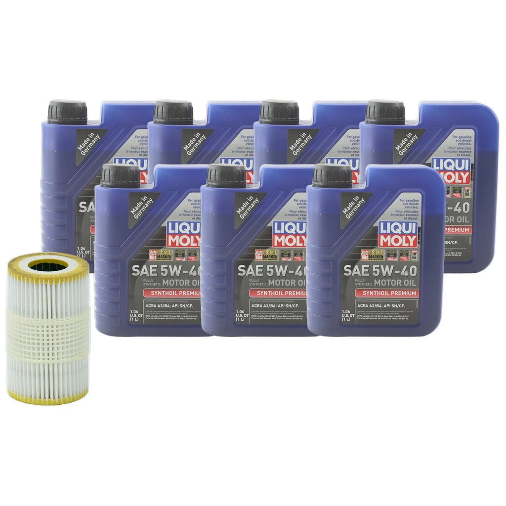 Liqui Moly Synthoil Premium 5W-40 Engine Oil Change Kit for A6 Quattro (2005–2011)