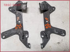 Set of 2 Radio Support Brackets for Jaguar S-Type (2003–2008) 2R83-18B821-AF 2R83-18B820-AF