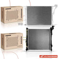 Radiator and A/C Condenser with Drier for Hyundai Sonata (2011–2014)