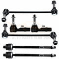 Set of 6 Front Inner Outer Tie Rods Sway Bars for Lincoln MKS MKT (2010–2012)