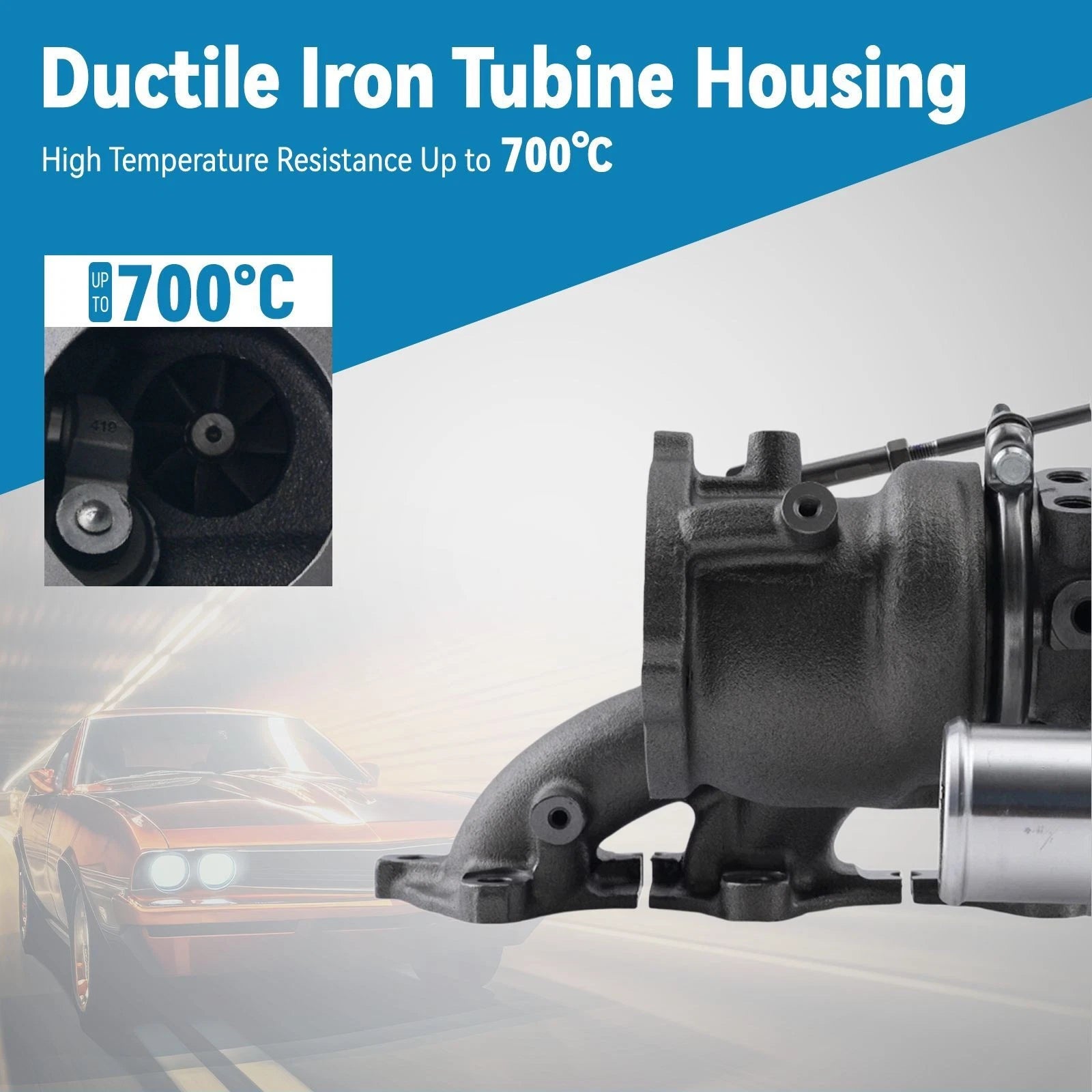 Turbocharger for Hyundai Kona Limited, Kia Seltos SX (2018–2021)