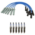 NGK 7mm Wire Set & Bosch Platinum Spark Plug Kit for Caravan Pacifica (2004–2008)