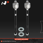 2X Front Inner Tie Rod End for Mitsubishi Diamante (1997-2004)