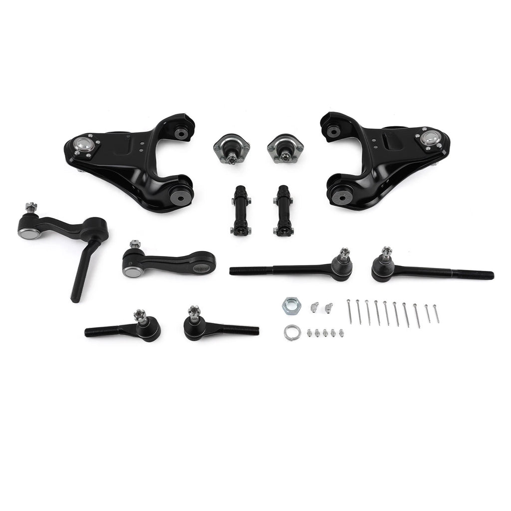 12x Front Upper Control Arm Pitman Idler Arm for Chevy Blazer S10 (1998–2005)