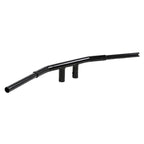 Handlebar 1 1/4" Black 4" Rise T-Bar for Harley Wide Glide Softail Road King